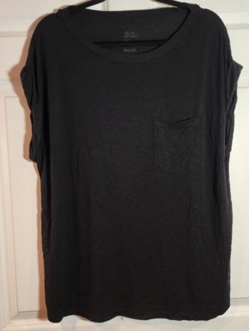 Stars Above Comfort Black T-Shirt with Pocket XXL